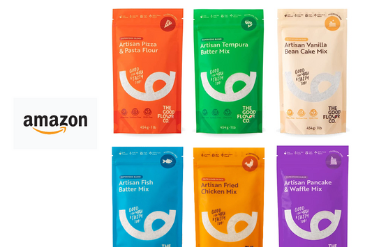Amazon Now Carries The Good Flour Corp. Products for Sale